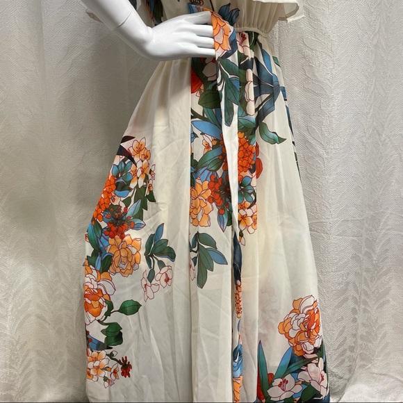 Une Ame Dress Floral Pattern Long - Picture 5 of 14